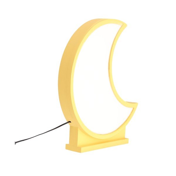 Żółta lampka dziecięca Moon – Candellux Lighting-image-3