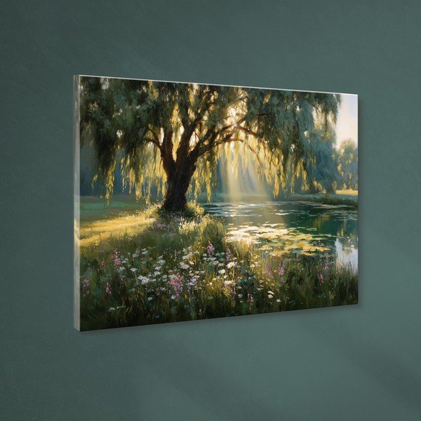Obraz 113x85 cm Sunlit Willow – Styler-image-4