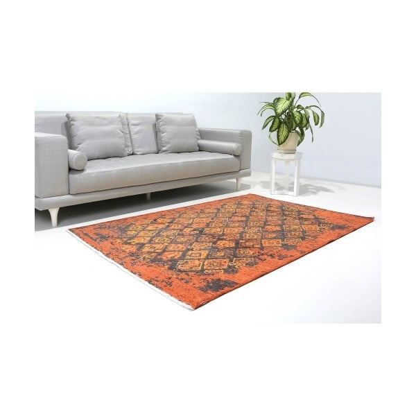 Pomarańczowo-brązowy dywan dwustronny Homemania, 155x230 cm