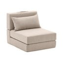 Szarobeżowy rozkładany fotel Arty – Kave Home