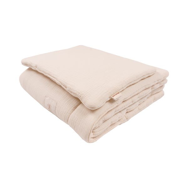 Kremowy zestaw do łóżeczka – Malomi Kids-image-1