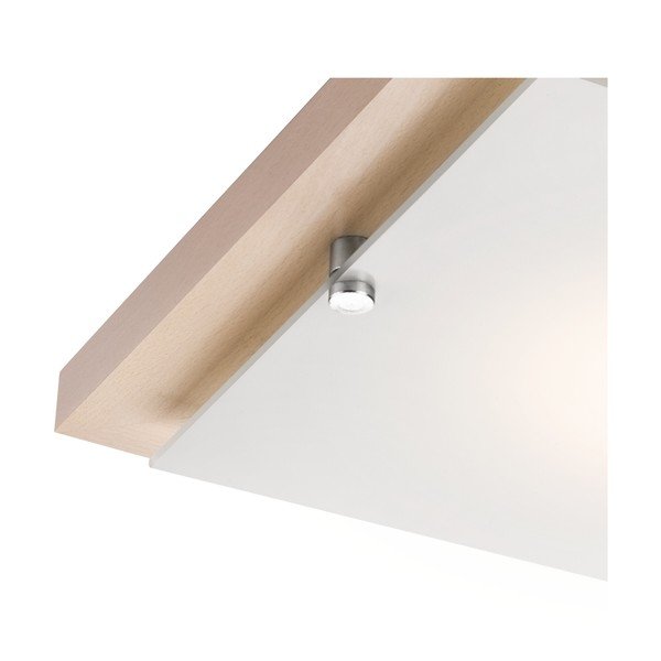 Lampa sufitowa w brązowo-naturalnym kolorze 30x30 cm Pedro – LAMKUR-image-4