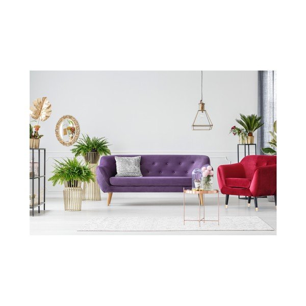 Fioletowa sofa 3-osobowa Mazzini Sofas Amelie-image-2