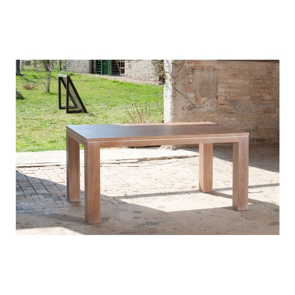 Rozkładany stół z litego drewna jesionowego Castagnetti Nevada, 160 cm