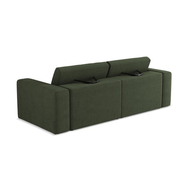Zielona sofa modułowa 224 cm Kalea – Makamii-image-3