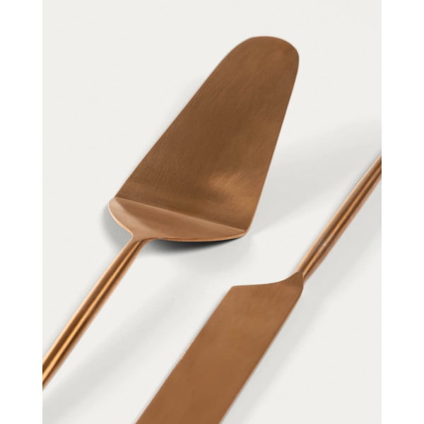 Zestaw noża i łopatki do ciast ze stali nierdzewnej 2 szt. Kelda – Kave Home-image-1