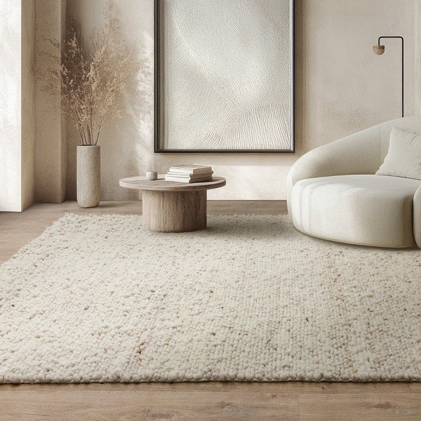 Wełniany dywan tkany ręcznie w kolorze kości słoniowej 160x230 cm Adler Ivory – Asiatic Carpets-image-1