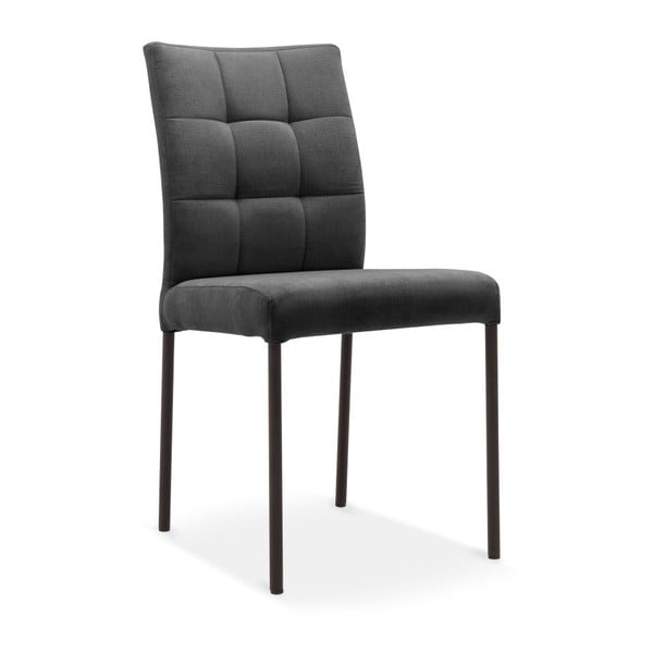 Czarne krzesło z czarnymi nogami Mossø Lulo