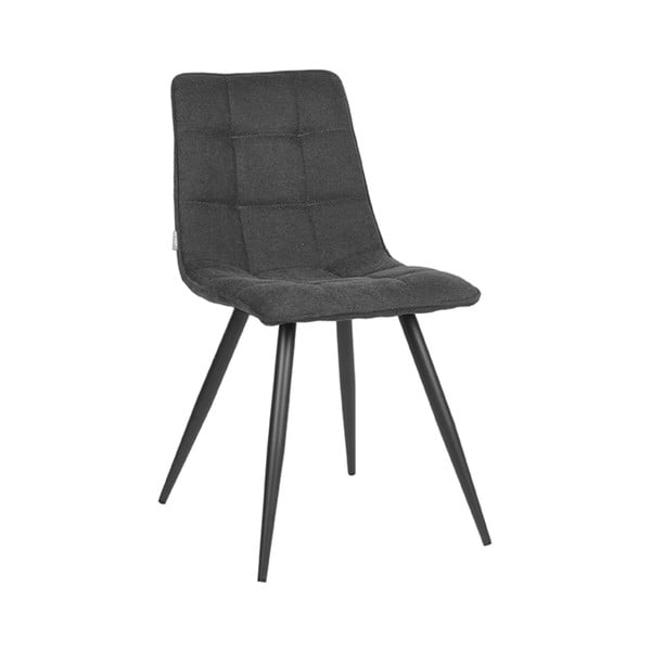 Antracytowe krzesła zestaw 2 szt. Jelt – LABEL51