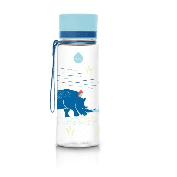 Niebieska butelka Equa Rhino, 600 ml