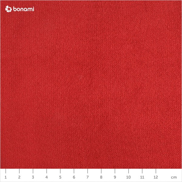 Czerwony fotel z brązowymi nogami Max Winzer Brandford Suede-image-1