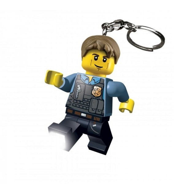 Świecący breloczek LEGO Policjant