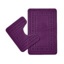 Ciemnofioletowe dywaniki łazienkowe do WC zestaw 2 szt. 50x80 cm Armoni – Catherine Lansfield