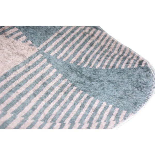 Niebieski dywan odpowiedni do prania 60x100 cm Oval – Vitaus-image-2