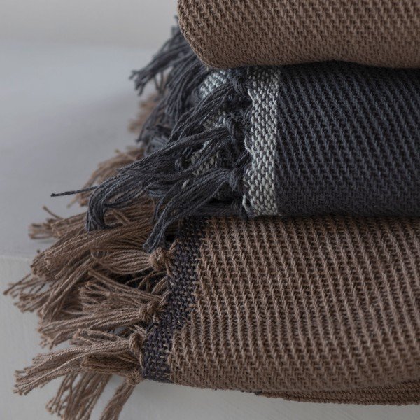 Koc z bawełny organicznej 125x180 cm Bohemia – Mette Ditmer Denmark-image-3