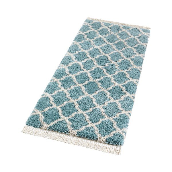 Niebieski chodnik Mint Rugs Marino, 80x200 cm-image-1