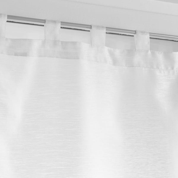 Białe firanki z woalu zestaw 2 szt. 45x90 cm Lissea – douceur d'intérieur-image-1