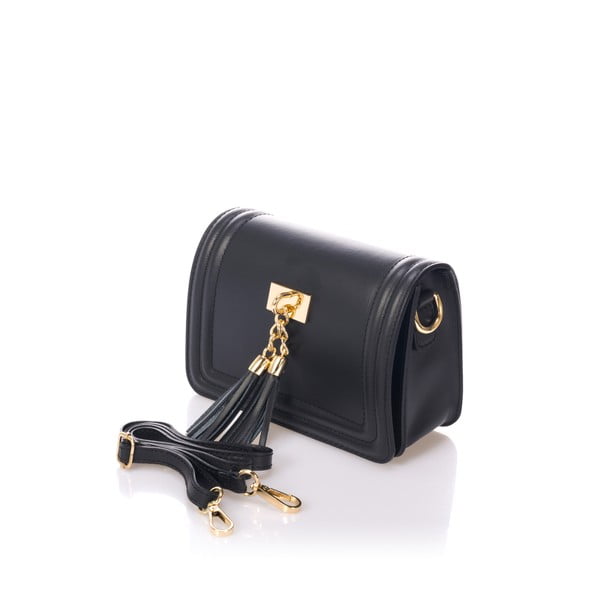 Czarna kopertówka skórzana Giorgio Costa Abelia-image-2