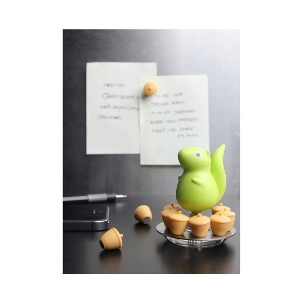 Zielony
  stojak z pinezkami Qualy Squirrel & Acorn-image-2