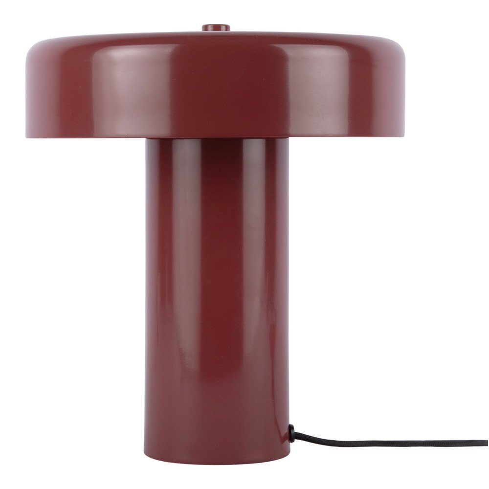 Bordowa metalowa lampa stołowa (wysokość 26 cm) Riqueza Palo – Leitmotiv