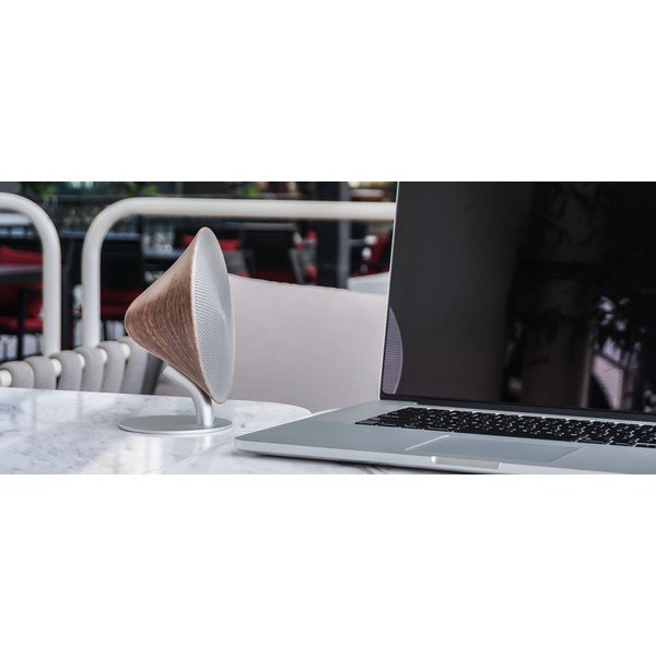 Ciemnobrązowy głośnik bluetooth Gingko Halo-image-1