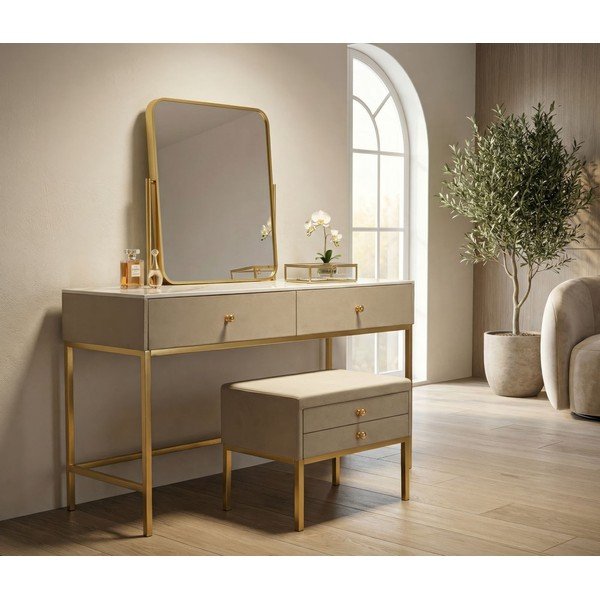 Toaletka z litego drewna sosnowego 45x120 cm Luxury – Mauro Ferretti-image-1