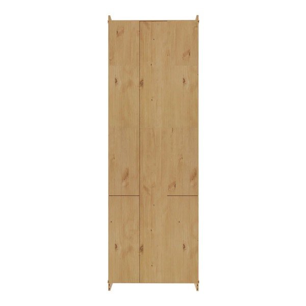 Witryna z litego drewna sosnowego w jasnym naturalnym kolorze 74x223x37 cm Anita – Støraa-image-4