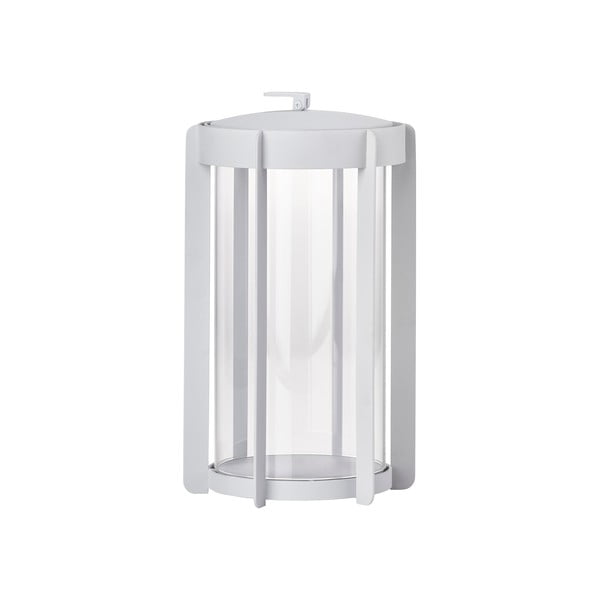 Jasnoszary lampion LED na USB (wysokość 25 cm) Firefly – Zone-image-1