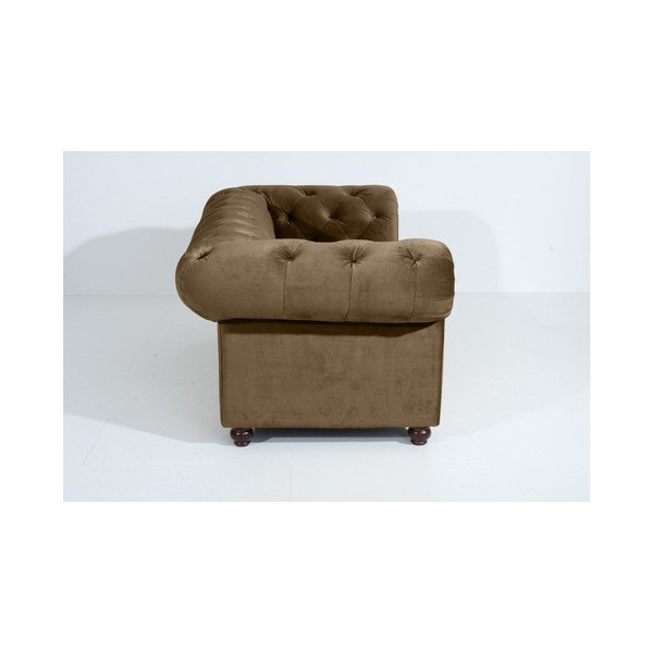 Piaskowobrązowa sofa Max Winzer Orleans Velvet, 196 cm-image-2