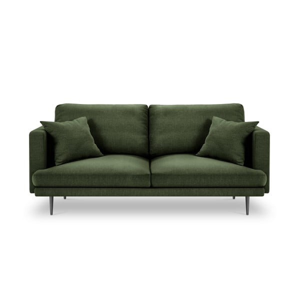 Ciemnozielona sofa Milo Casa Piero, 220 cm