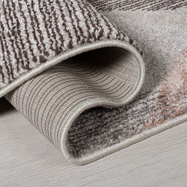Szaro-różowy dywan Flair Rugs Centro, 120x170 cm-image-1
