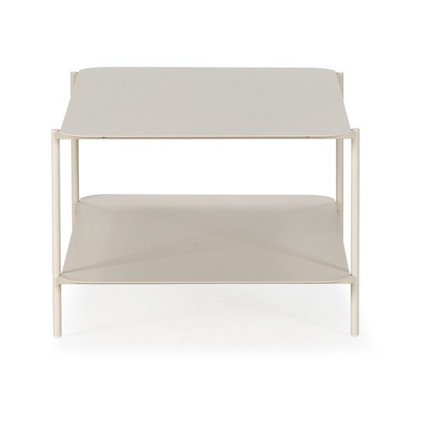 Kremowy metalowy stolik 58x90 cm Beatrix – MOME-image-2