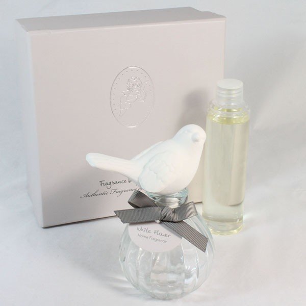 Ptaszek z perfumowanej gliny 100 ml, białe kwiaty-image-1