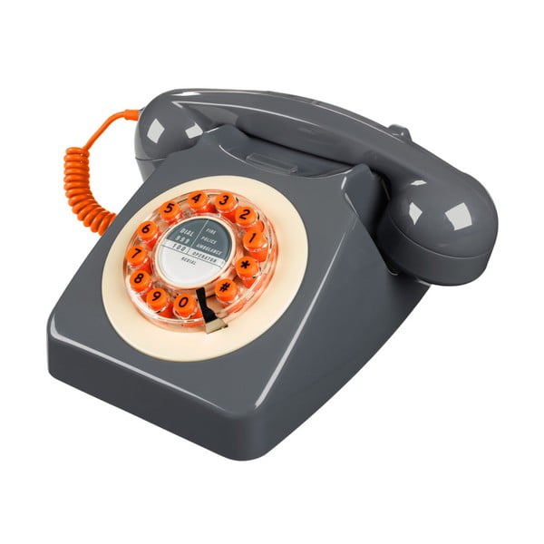 Telefon stacjonarny w stylu retro Serie 746 Grey
