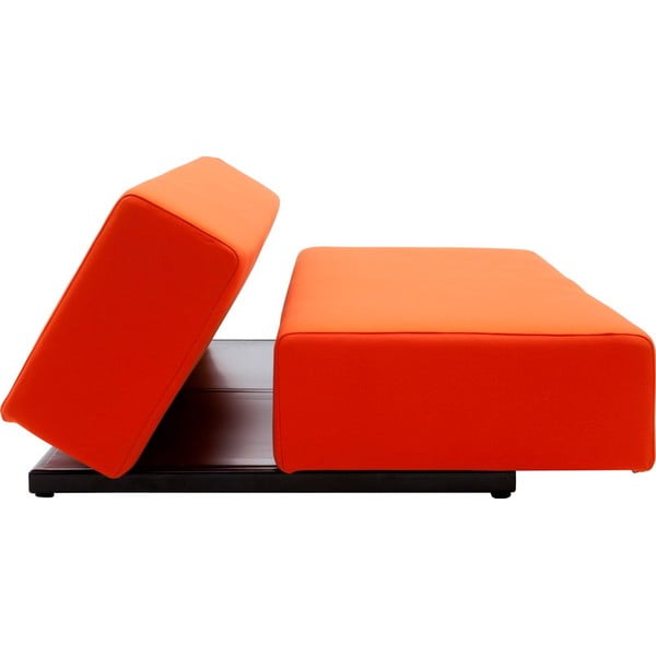 Pomarańczowa rozkładana sofa Softline Nevada, 200 cm-image-4