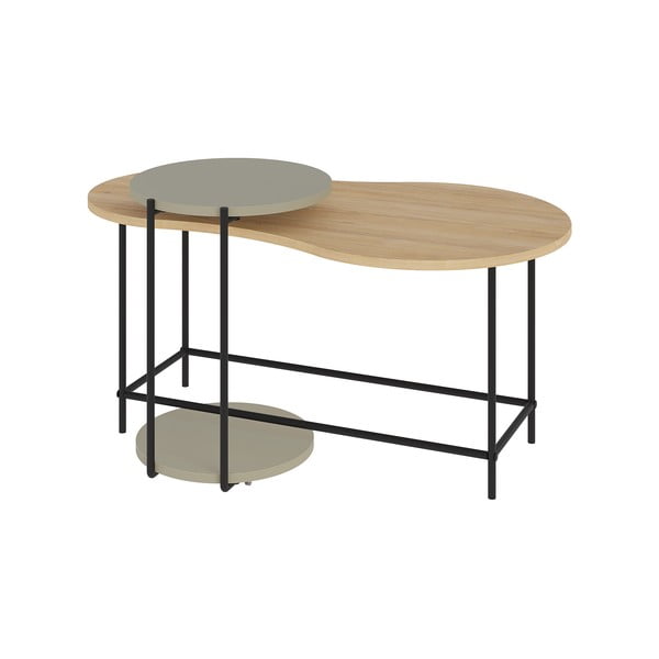 Stoliki z blatem w dekorze dębu zestaw 2 szt. 65x103 cm Rosie – Marckeric