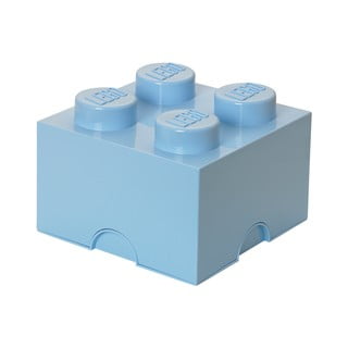 Jasnoniebieski pojemnik kwadratowy LEGO®