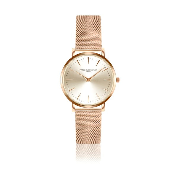 Zegarek w kolorze różowego złota z paskiem ze stali nierdzewnej Annie Rosewood Elisabeth