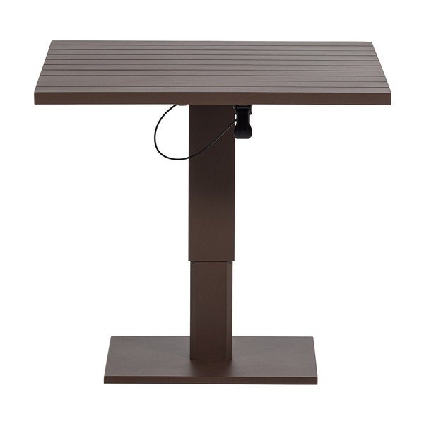 Metalowy stół ogrodowy 80x100 cm Tesso – WOOOD-image-2