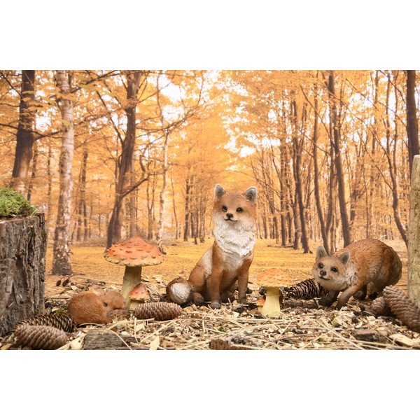 Figurka ogrodowa z żywicy polimerowej Fox – Esschert Design-image-1