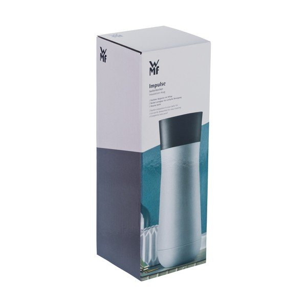 Biały kubek termiczny ze stali nierdzewnej WMF Impulse, 350 ml-image-3