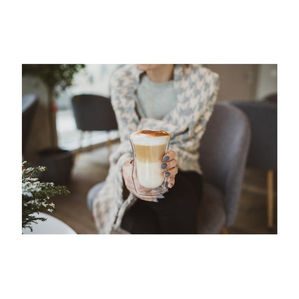 Z podwójną ścianką szklane kubki zestaw 6 szt. 250 ml – Vialli Design-image-4