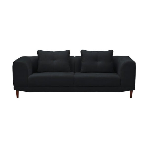 Czarna sofa 3-osobowa Windsor & Co Sofas Sigma