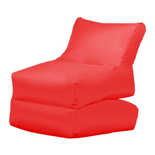 Czerwony leżak składany Sit and Chill Lato