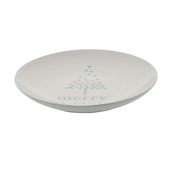 Biały kamionkowy talerz Bloomingville Lucia, ⌀ 16 cm-image-1