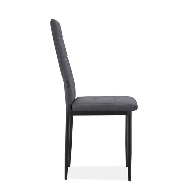 Antracytowe aksamitne krzesła zestaw 2 szt. Becca – Støraa-image-4