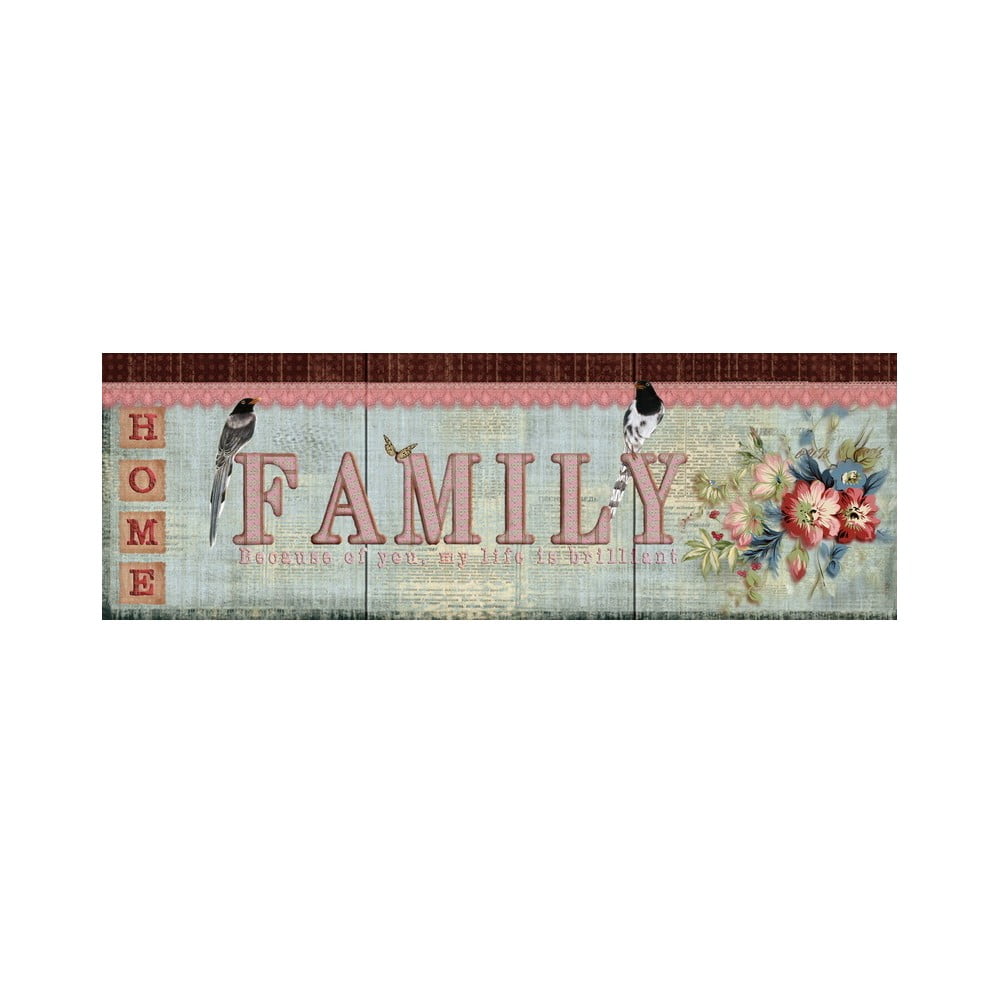 Obraz Family, 90x30 cm