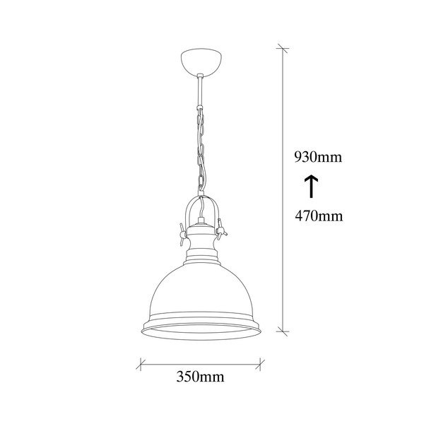 Metalowa lampa wisząca w kolorze złota Opviq lights Filio-image-2