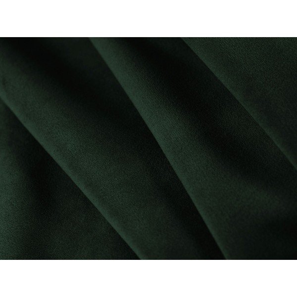 Ciemnozielona aksamitna sofa do spania 184 cm – Micadoni -image-4