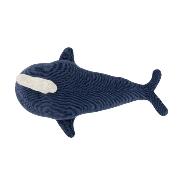 Niebiesko-biała przytulanka Kindsgut Whale-image-3